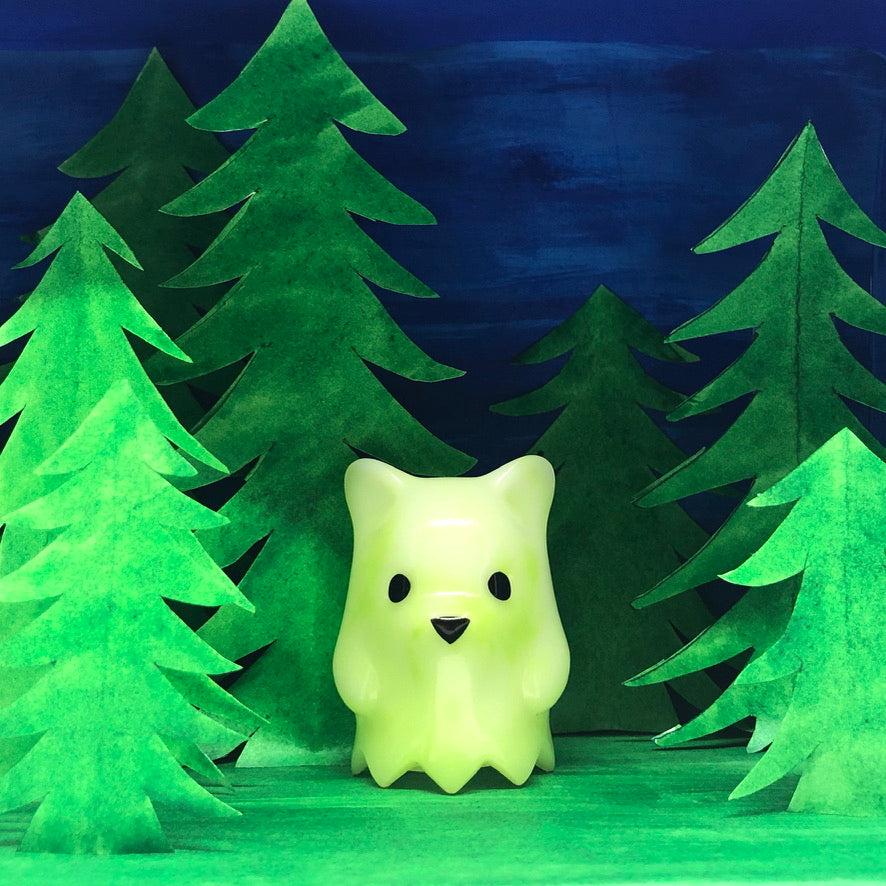 Ghostbear - Green Swirl GID-Luke Chueh-Munky King
