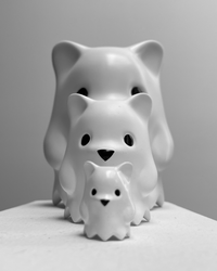 Ghostbear XL - Matte White-Luke Chueh-Munky King