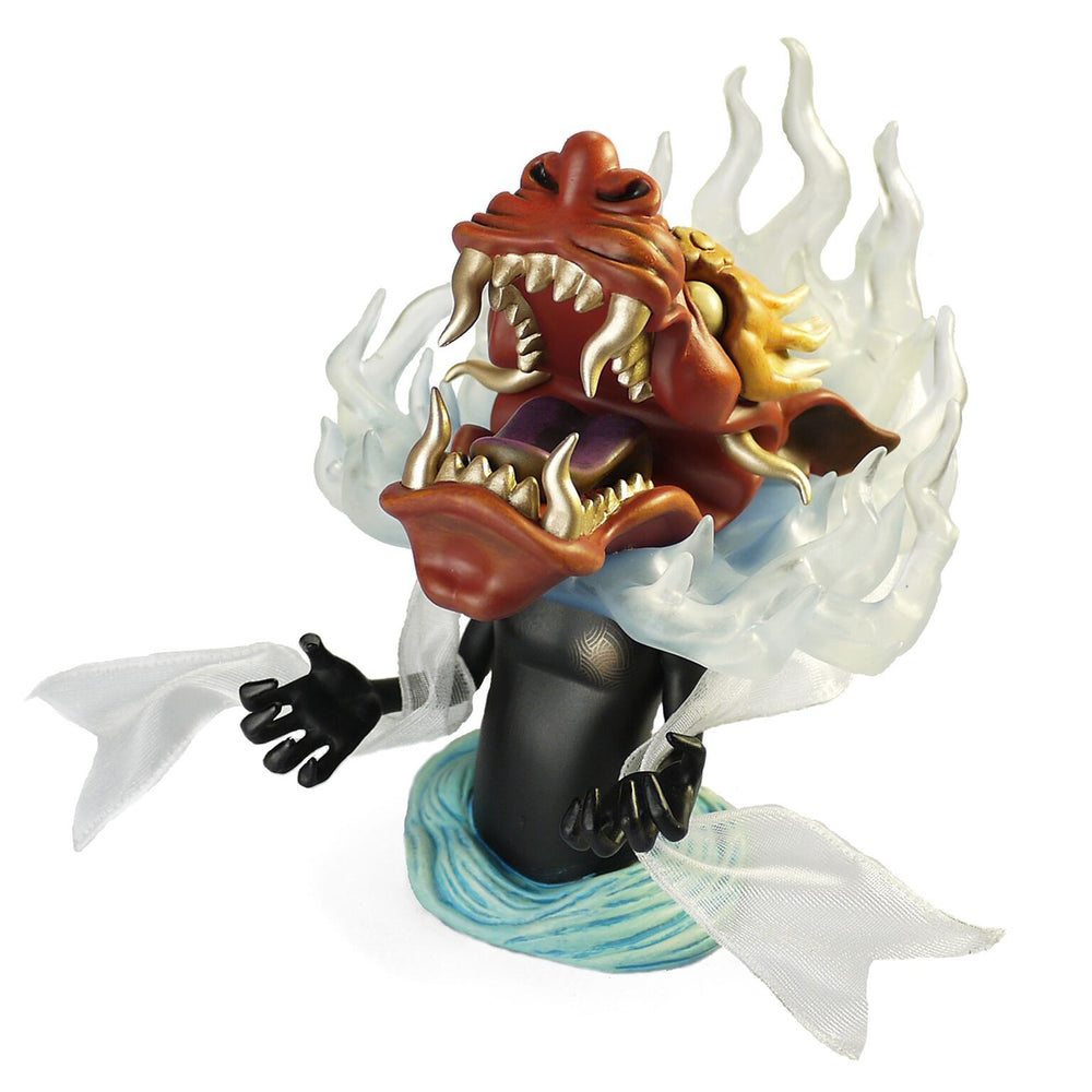 Bearbrick Unique Yoskay Yamamoto Koibito Munky King Fish – Medicom, Édition Custom Jaune Et Rouille